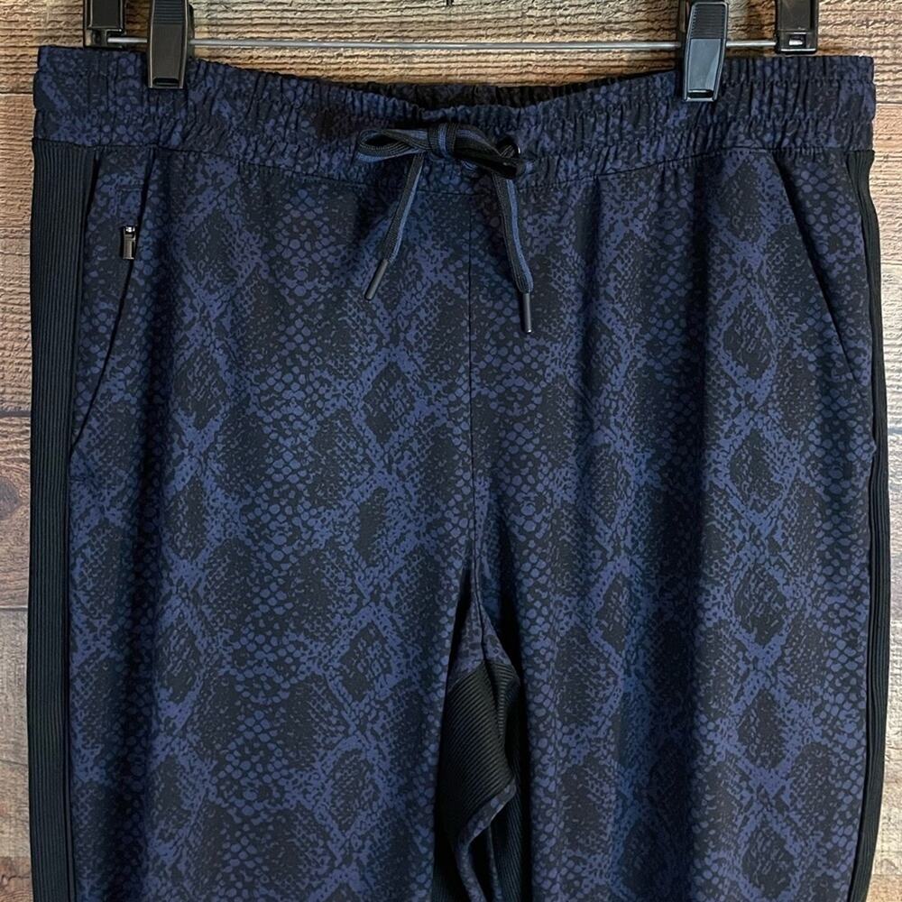 Athleta Brooklyn Jogger Pants Blue Python Snake P… - image 2